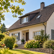 Älteres Einfamilienhaus mit Garten