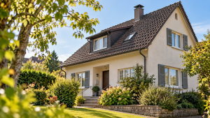 Älteres Einfamilienhaus mit Garten